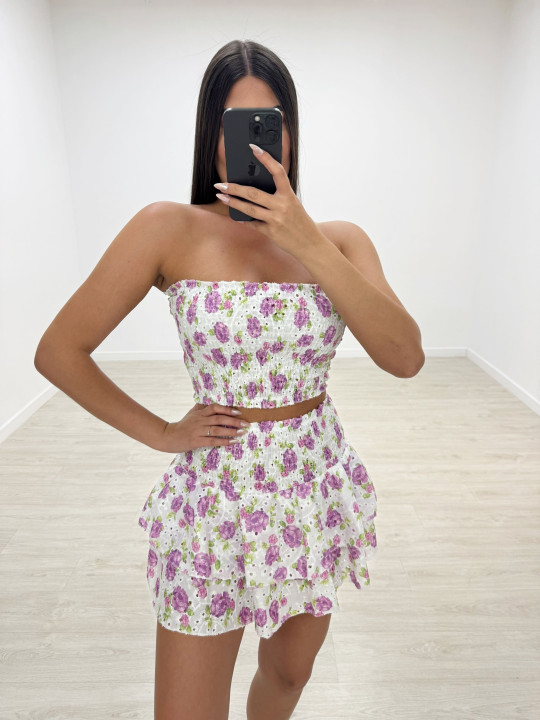 CONJUNTO IBIZA FLORAL ROSA CONJUNTO IBIZA FLORAL ROSA